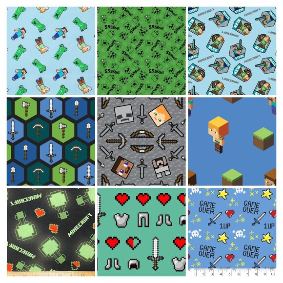 Minecraft Custom Order Quilt - Picture 1 of 15